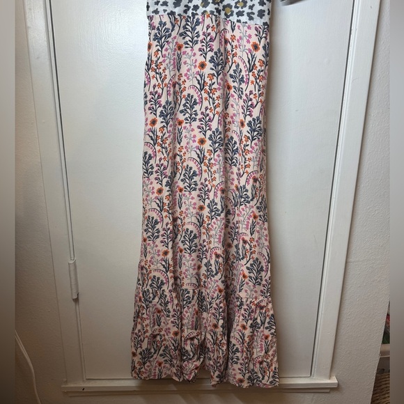 NWT Cath Kidston Frill Paper Pansies Floral Leopard Contrast Midi Dress 6 US 2 - Picture 7 of 16